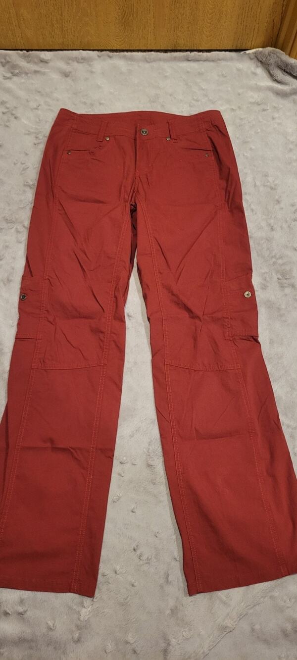 Kuhl Convertible Hiking Pants Maroon Womens 8 Hiking Outdoor Gorpcore Utility